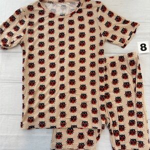 Alice and Ames Ladybug Print Kids Pajama Set